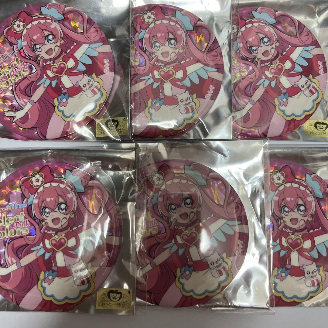 プロダクションプリキュア 和実ゆい 缶バッジ キュアプレシャス デリシャスパーティ♡プリキュア』 缶バッジ 和実ゆい（キュア